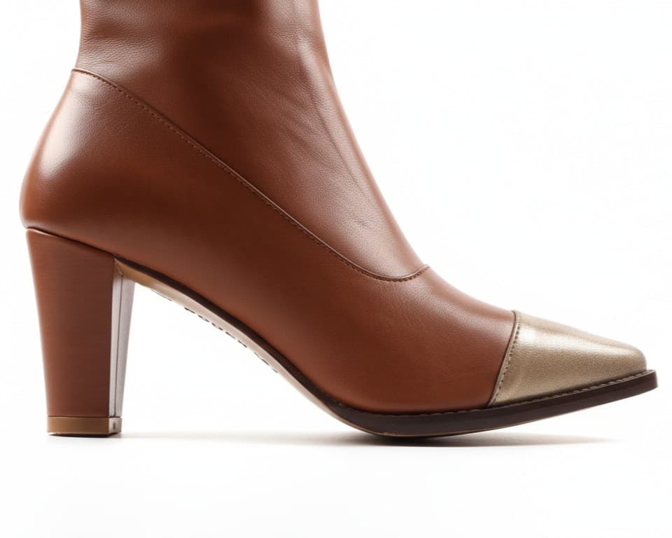 CHROME, botines de cuero canela para mujer — D'Poder — miniatura 4