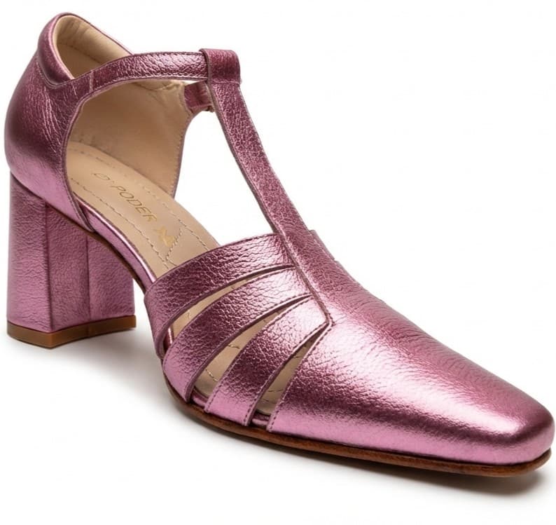 BRISA MAGENTA, sandalias de cuero magenta para mujer — D'Poder — vista 1