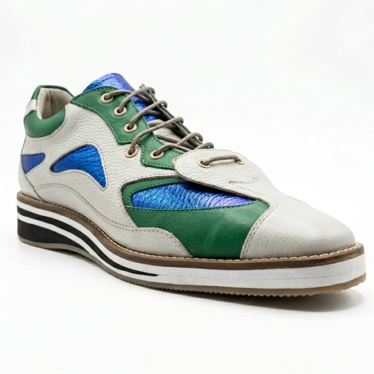 COLORS, zapatillas de cuero multicolor para mujer — D'Poder — vista 1